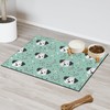 Dog Food Mat Absorbent Dog Cat Bowl Mat for Food