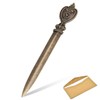 HERCHR Letter Opener with Steel Handle, Rustproof, 12.8 cm, Letter