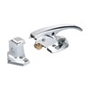 MagiDeal Freezer Door Handle Freezer Handle latches Kit Zinc Alloy