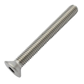 D2D Pack of 4 Countersunk Screws with Hexagon Socket (ISK) M10 x 60 - DIN 7991 / ISO 10642 - Made of Stainless Steel A2 V2A - Countersunk Screws