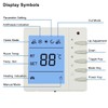 Baomain Programmable Thermostat, LCD Digital, None Battery Powered, AC110-120V D702,