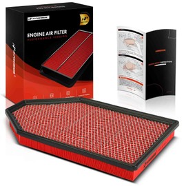 A-Premium - Filtro de aire de motor preengrasado compatible con Dodge Charger, Challenger y Chrysler 300, 2011-2023, 3.6L 5.7L 6.2L 6.4L, reemplazo# S