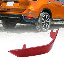 Priprilod Passenger Side Rear Bumper Reflector Tail Light Compatible With Nissan Rogue 2017 2018 2019 Rear Reflector Bumper NI1185105N 26560-6FV0A 265606FV0A