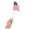 KOMBIUDA Patriotic Home Decor Small American Flag Handheld Weatherproof Fabric
