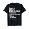 Dental Technician Noun Denturist Dentures Laboratory Tech T-Shirt