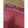 Elégance Elegance Christmas Tree Topper Red Glitter Star