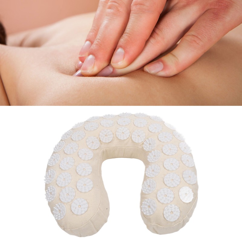 Acupressure Neck Pillow U Shaped Acupoint Massage Reduce Pain Memory