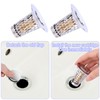 2pcs Bathroom Sink Stopper, Universal Pop-Up Drain Stopper for 1-1.50in