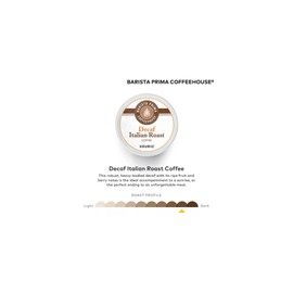 Barista Prima Coffeehouse Decaf Italian Roast KCups 96ct