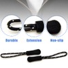 Ruidee 50 Pieces Zipper Pulls Zipper Tabs Zipper Pull Cord