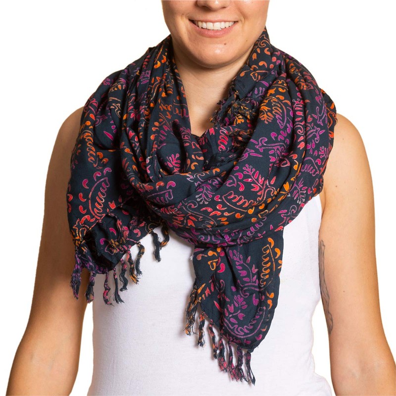 PANASIAM Sarong B022 Fern indigo, L