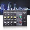 8 Channel Input Mono Audio Mixer Stereo Line Mixer Sound