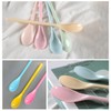 10-Piece Plastic Spoon Set, Multi-Color Plastic Spoons, Long Plastic Egg