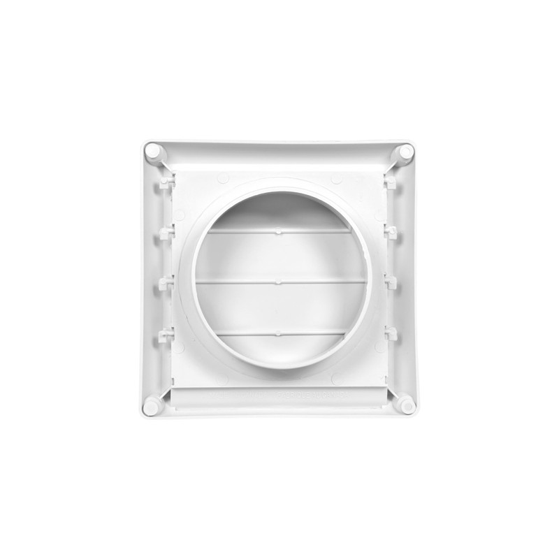 Imperial Louvered Dryer Vent Cap (White, 5 inch)