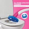 Toilet Bowl Cleaner, with 8 Replacement Heads & Storage Caddy