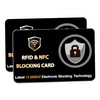DevTech IT RFID Blocking Cards - 2 Pack, Protects Entire