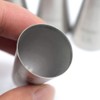 Tumtanm 1M 2D 2F Seamless Stainless Steel Large Icing Piping
