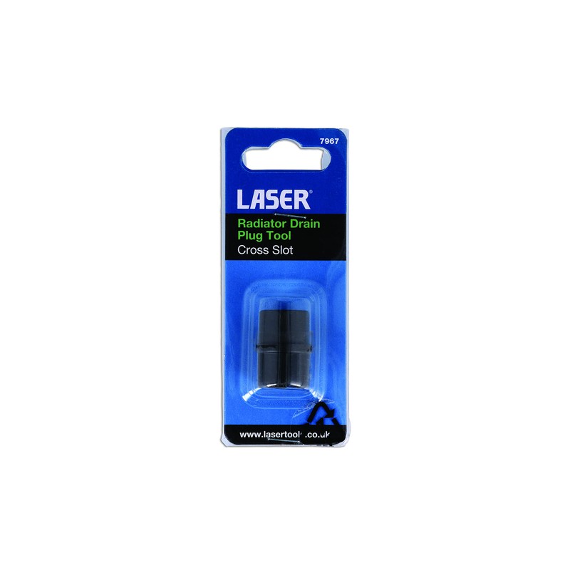 Laser 7967 Radiator Drain Plug Tool - Cross Slot