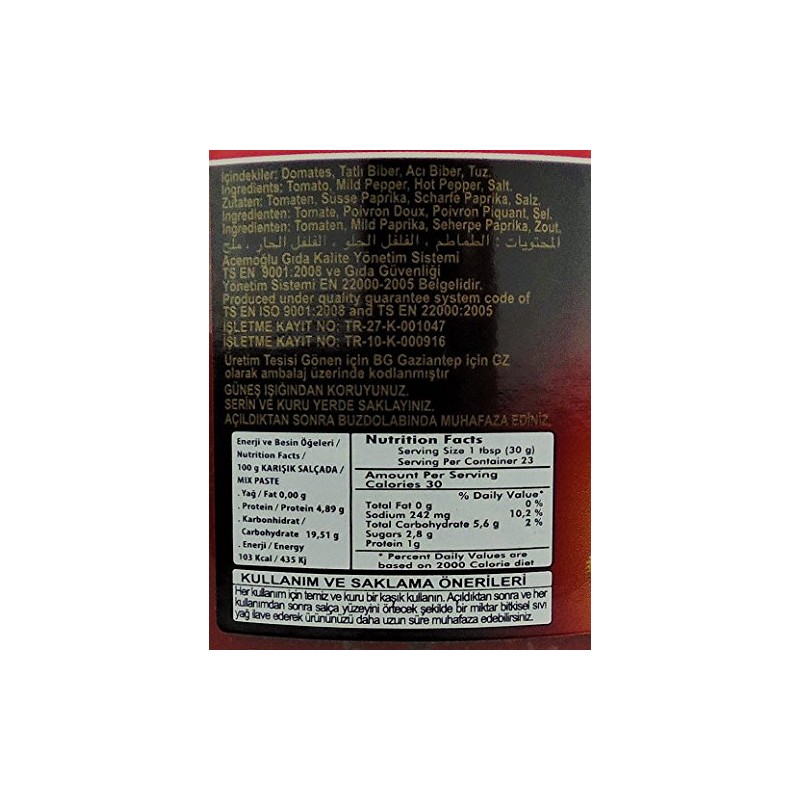 Oncu Traditional and Natural Pastes (Turkish) (Mix 3 in 1