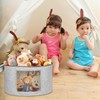 Rierousy Hat Box Round Foldable Hat Storage Boxes Fabric with