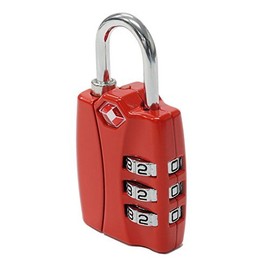 Padlock Luggage Suitcase TSA Password Number Indicator Indicator with Black Silver Red