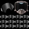 Frienda 50 Pcs Peel off Lens Cover Shield Respirator Mask
