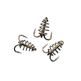 Rod-N-Bobbs® Tackle Beacon® Catfish Dough Bait Spring Treble Hook (3 Pack) - #4 Hook Size