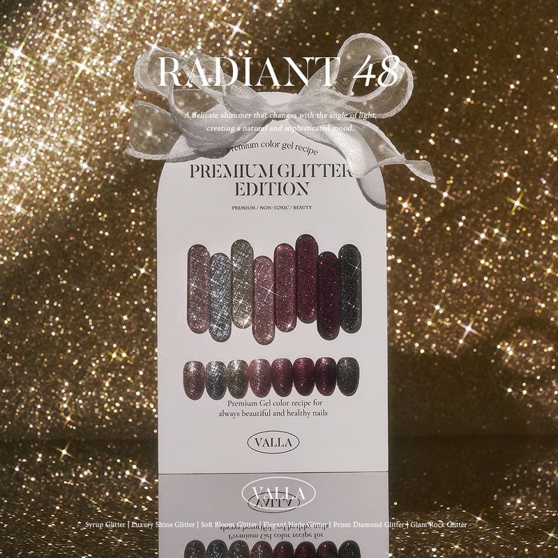 Balagel Radiant Glam Rock Glitter Gel + 30 parts /