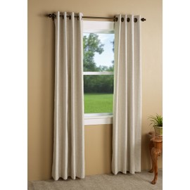 Green Mountain Vista Huntington Linen Blend Blackout Curtain Panel