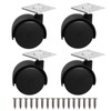 Dalyndar Furniture Casters 1.5 Inch Swivel Wheels Replacement Universal Rollers