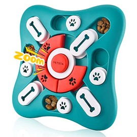 PETSTA Juguetes de rompecabezas interactivos para perros, estimulación mental y entrenamiento, para cachorros, gatos, perros pequeños y medianos