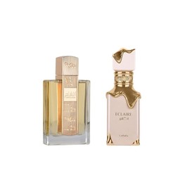 Lattafa Perfumes | Angham + Eclaire Bundle | Women's Fragrance | 3.4 oz Per Bottle | Citrus - Sweet