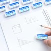 M&G 12 Pack White Erasers Bulk, Small Rubber Pencil Erasers