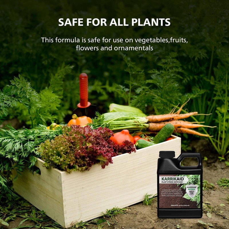 KARRIKAID Plant Stress Defender Liquid Advanced Formula for Thriving Plants