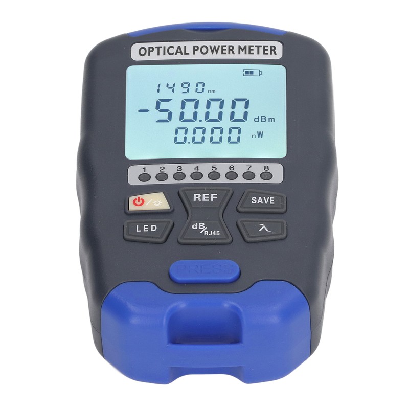 Optical Fiber Power Meter 30km Red Light Source RJ45 Network