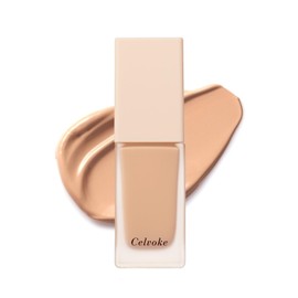 Celvoke BE02 Rare Grow Liquid Foundation, Beige, 0.8 fl oz (25 ml), High Hydration, Raw Gloss SPF38 PA+++