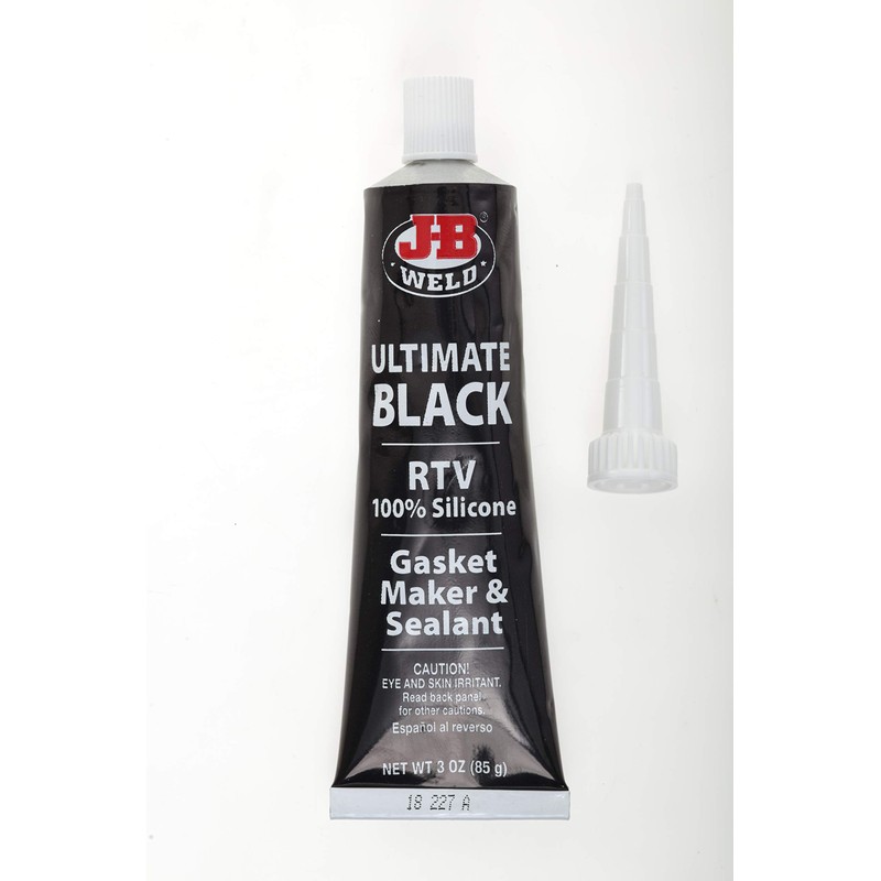 J-B Weld 31319 Black RTV Silicone Sealant and Adhesive -