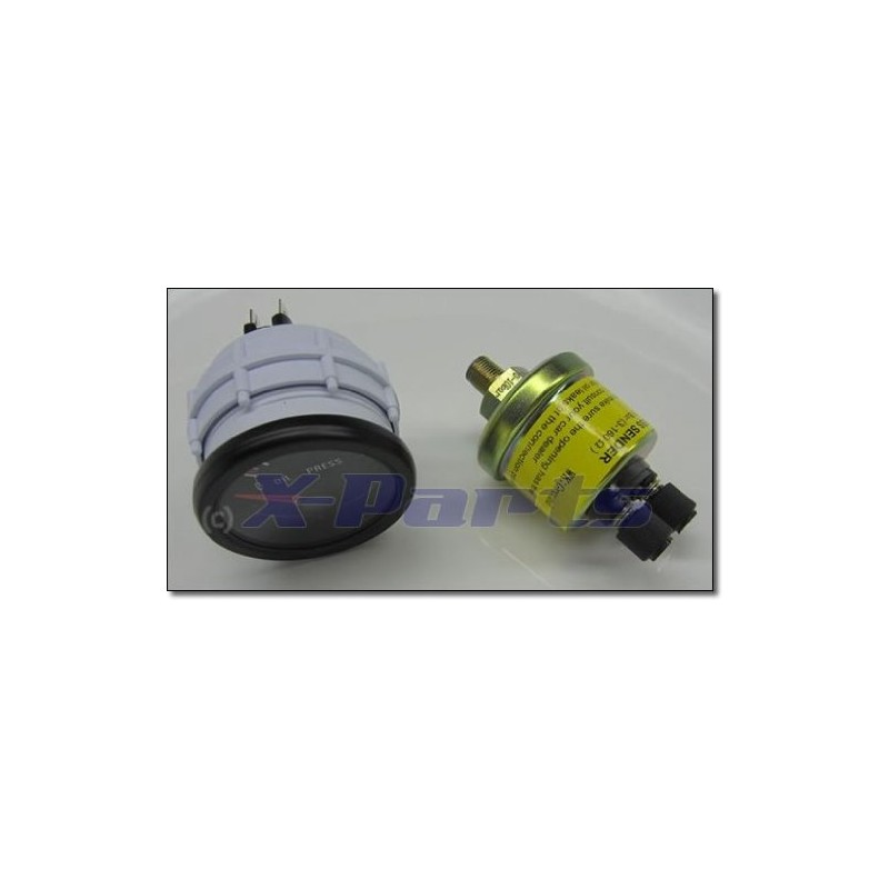 Oil Pressure Indicator Retro 52 mm Oldschool