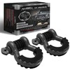 AUTMATCH D Ring Shackle 3/4" Shackles (2 Pack) 41,887Ibs Break