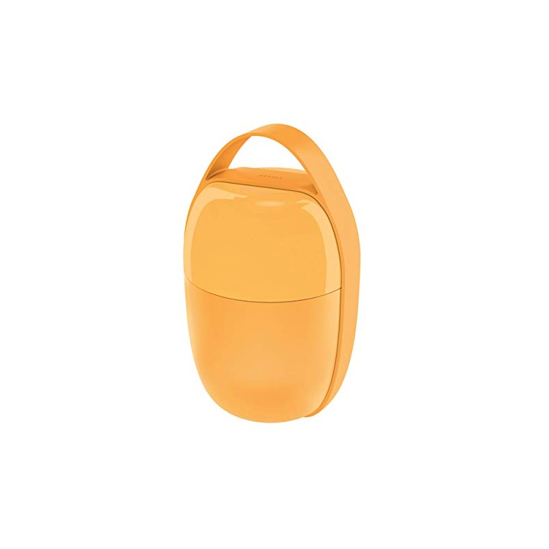 Alessi Food à porter SA03 Y, Two-compartment lunch pot in