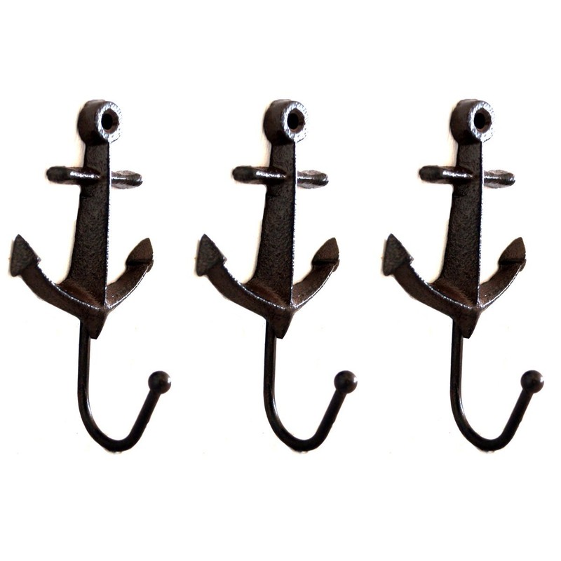 LB H&F Lilienburg Set of 3 Coat Hooks Wall Hooks