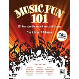 Music Fun 101: 101 Reproducible Music Games and Puzzles (Teacher's Handbook), Comb Bound Book