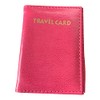 Lorenz Leather Effect Grained PU Travel Id Pass Card Holder