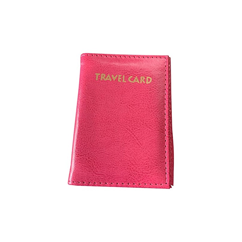 Lorenz Leather Effect Grained PU Travel Id Pass Card Holder