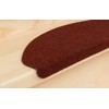 Kettelservice-Metzker Ramon Half Round Stair Mats Bordeaux Pack of 1