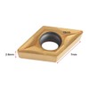 POFET 10pcs Diamond Shape CNC Carbide Insert Cutters for Regular