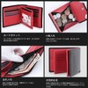 GSG 22098/24015 Men's Bi-fold Wallet, Genuine Leather, Box-Shaped Coin Purse,