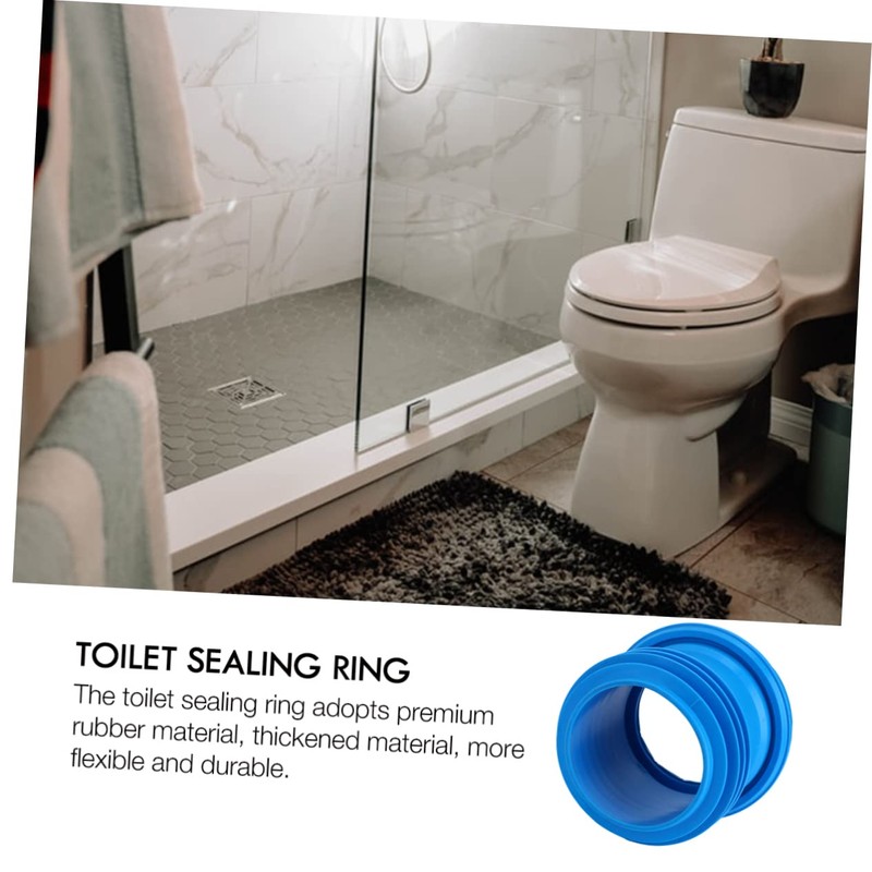 TEHAUX Thickening Toilet Sealing Ring Odor Resistant Flange Ring for