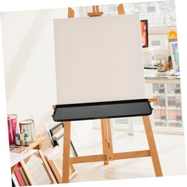 OHPHCALL Easel Tray Aluminum Paint Holder Easel Replacement Parts Painting Easel Stand Tray Plastic Black