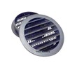 Maurice Franklin 1" Round Plastic Vent - Black - Package of 6